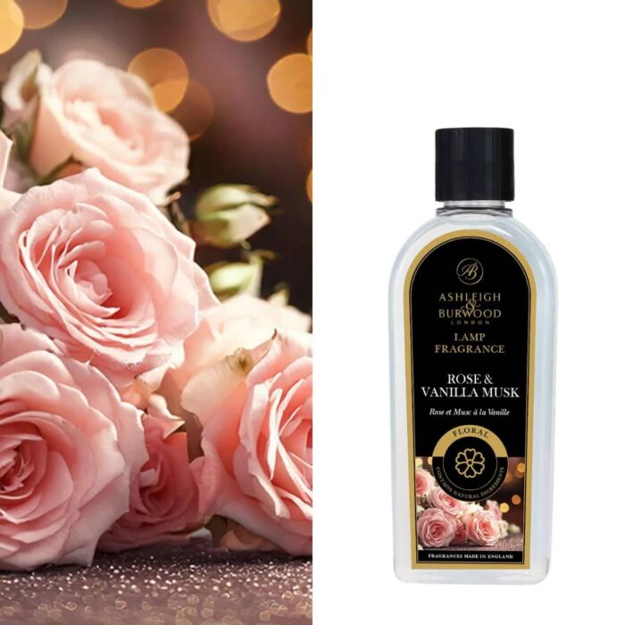 Ashleigh & Burwood Rose & Vanilla Musk Lamp Fragrance - 500ml